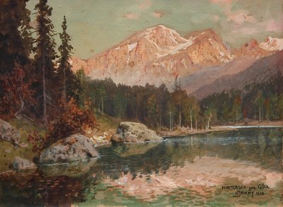 Hintersee towards Goll by Georg Janny